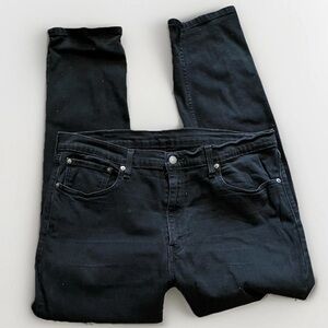 Levi's Men's Black Skinny Jeans size 38x34